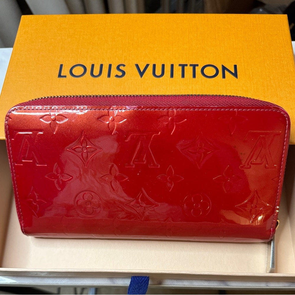 Louis Vuitton's Red Monogram Zippy Wallet